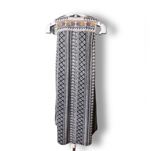 Papillon Dress with neck sticking detail Blue White small - Picture 3 of 5